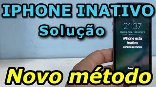 Como DESBLOQUEAR IPHONE INATIVO rapidamente ⛔️ SENHA DE BLOQUEIO [upl. by Hera277]