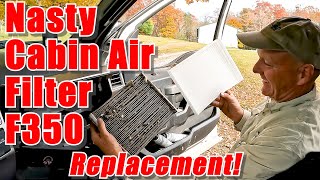 F350 Cabin Air Filter Replacement [upl. by Tallulah]