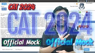 CAT 2024 Official Mock  CAT 2024 Interface  Early Access  Is Any thing New  How to Use it [upl. by Telfore]