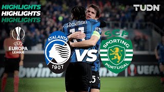 HIGHLIGHTS  Atalanta vs Sporting Lisboa  UEFA Europa League 202324  8vos  TUDN [upl. by Rivalee]