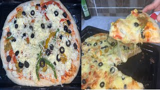 Chicken Fajita Pizza Recipe  Homemade Chicken Fajita  Tasty Food With Maryam [upl. by Ajak]