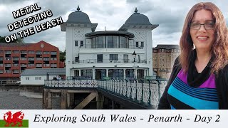 Discovering Penarth Pier  Metal detecting in Penarth [upl. by Goldfarb]