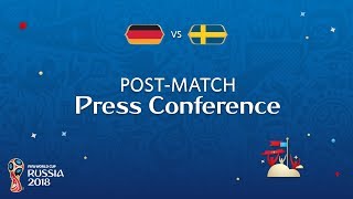 FIFA World Cup™ 2018 Germany v Sweden  PostMatch Press Conference [upl. by Hujsak]