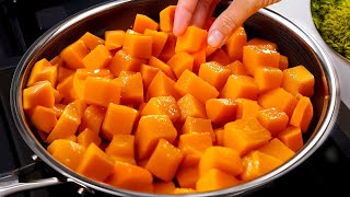 I cook butternut squash like this 3 times a week Just few ingredients Easy and so delicious [upl. by Rovelli]