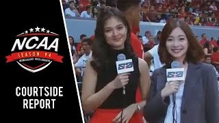 NCAA 94 MB Angelique Manto Ceej Tantengco report from courtside for Finals G2 [upl. by Enitselec]