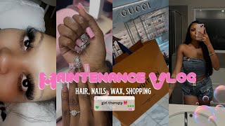 10K MAINTENANCE VLOG 🎀🫧 GETTING MYSELF TOGETHER NAILS LASHES WAX  RETAIL THERAPY w PRICES ☆ [upl. by Eliathan]