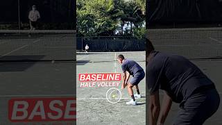 Baseline Half Volley  Old School BH Chip [upl. by Htnicayh]