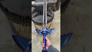 Almost done with the Zelda Master Sword blacksmith forging sword zelda [upl. by Martino30]