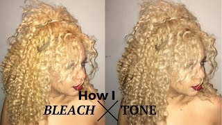 How to bleach amp tone your hair at home with Wella Toners [upl. by Namqul]