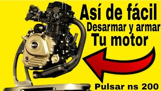 DESARME y ARMADO Y REPARACION✅ del MOTOR de la PULSAR NS 200 FACIL Y RAPIDO [upl. by Roslyn]