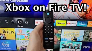 How to Play Xbox Game Pass Ultimate on Amazon Fire TV Stick 4K  Demo [upl. by Itaws]