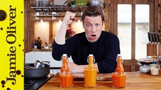 How to make Chilli Sauce  Jamie Oliver [upl. by Ahsinnor]