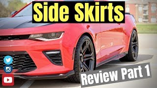 ZL1 SIDE SKIRTS  Camaro Part 1 [upl. by Ahsian91]