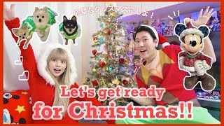 クリスマスが大好きすぎるカップルによるクリスマス準備Vlog🎄🌈 [upl. by Kinsler]