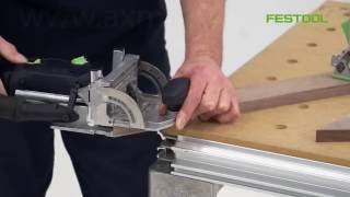 Festool Domino DF 500  Mitred frame joint and butted frame joint [upl. by Aseela]