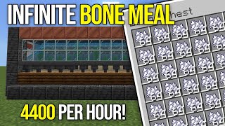 Broken see desc for much better Minecraft Bone Meal Farm [upl. by Olivero536]