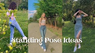 Fun Standing Poses  50 Standing Poses  Ideas For Girls Standing Poses Easy and Simple Poses [upl. by Etteyniv]