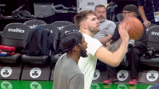 VIDEO  Dallas Mavericks practice on media day before 2024 NBA Finals begin [upl. by Lika]