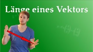 Länge eines Vektors  Betrag eines Vektors [upl. by Nohsar873]