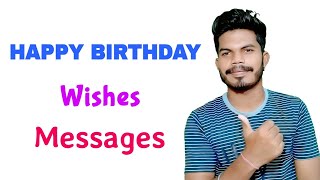 Happy Birthday wishes messages ll Birthday wishing Messages ll Rk love tips [upl. by Betthezul223]