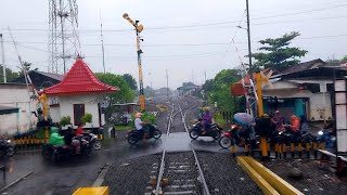 BACK RIDE BY TRAIN  Stasiun Pasuruan  Stasiun Bangil [upl. by Ainadi399]