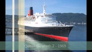 Cunard Line Past and Present [upl. by Yanffit]