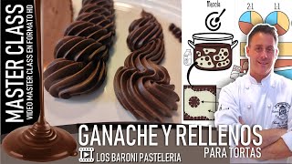 🍫 Todo sobre el GANACHE y 🍰 RELLENOS de tortas tipos duración y conservación de BOMBONES [upl. by Yovonnda]