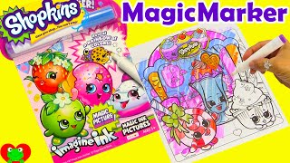 Shopkins Magic Marker Imagine Ink Game Booklet with Surprises [upl. by Ivey]