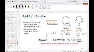 Org Chem III lect nucleophilic sub on pyridine pyridine reduction and basicity and epoxides [upl. by Asiled917]