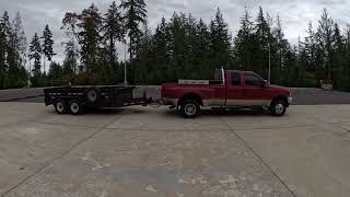 Ford 73 Powerstroke going to the dump Talking about trailers side work and  powerstrokediesel [upl. by Aihsiek]