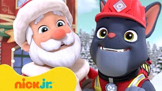 PAW Patrol Pups Help Santa 🎅 w Rocky Charger and Rubble  Nick Jr UK [upl. by Brandwein]