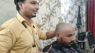 Most attractive dandruff HeadShave videoheadshavefull clean Headshave Dandruff Removal Haed Shave [upl. by Calisa]