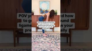 🤰Round Ligament Pain Taking Over Your Pregnancy Try This for Relief pregnancypain pregnancytips [upl. by Ganny]