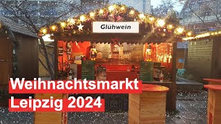 ENDLICH Feierliche Eröffnung Weihnachtsmarkt Leipzig [upl. by Connolly542]