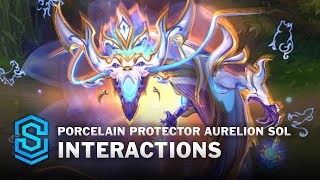 Porcelain Protector Aurelion Sol Special Interactions [upl. by Coop]