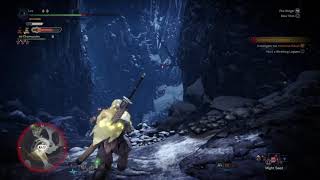 MHW Iceborne Rare Monster Roar at Camp [upl. by Aniratac]