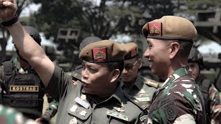 Kunjungan Kerja Irpussenarmed di Yonarmed 1AY22 Kostrad Singosari Malang [upl. by Sanfourd]