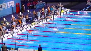 4x100m Medley Relay Men Final Swimming World Championships BCN 2013 FRANCE Gold USA disqualified [upl. by Eelydnarb]