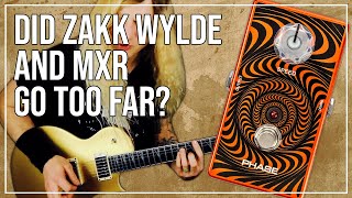 Zakk Wyldes NEW MXR Phase Pedal Compared to the Phase 95 [upl. by Anitap]