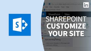 SharePoint Tutorial  Customize a page with BLOCKS AND LAYOUTS [upl. by Pirnot]