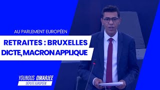 RÉFORME DES RETRAITES  LE SEMESTRE EUROPÉEN DEMANDE MARCON APPLIQUE [upl. by Mitman]