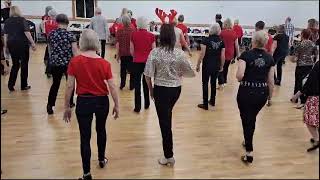 In Walked You Line Dance Demonstration with Maggie Gallagher in Oxfordshire [upl. by Ahsito308]