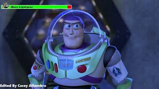 Toy Story 2 1999 Space Battle with healthbars [upl. by Tilden290]