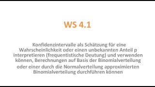 WS 41 – Konfidenzintervall – NEU [upl. by Atinek]