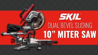 Skil 10quot Dual Bevel Sliding Compound Miter Saw  Unboxing Assembly Test and 6 Month Review [upl. by Robinetta]