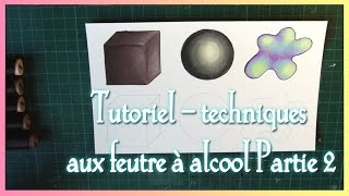 TUTORIEL  Feutres à alcool type graphit copic  PARTIE 2 [upl. by Ameerahs715]