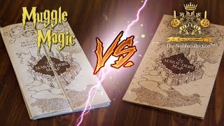 Muggle Magic VS Noble Collection  Marauders Map Edition [upl. by Aerdnaek]