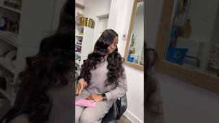 Frontal wig installation 😍 viralvideo wigs hairstyle [upl. by Euqirat729]