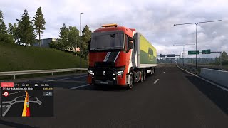 Fertilizer 20t  Renault T  Euro Truck Simulator 2  ETS 2 Gameplay  High Speed  394 [upl. by Odrick744]