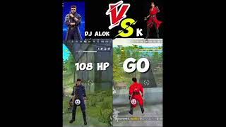 DJ Alok vs k in free fire Ability test who is best short viralcompetitiontreanding [upl. by Brianne]